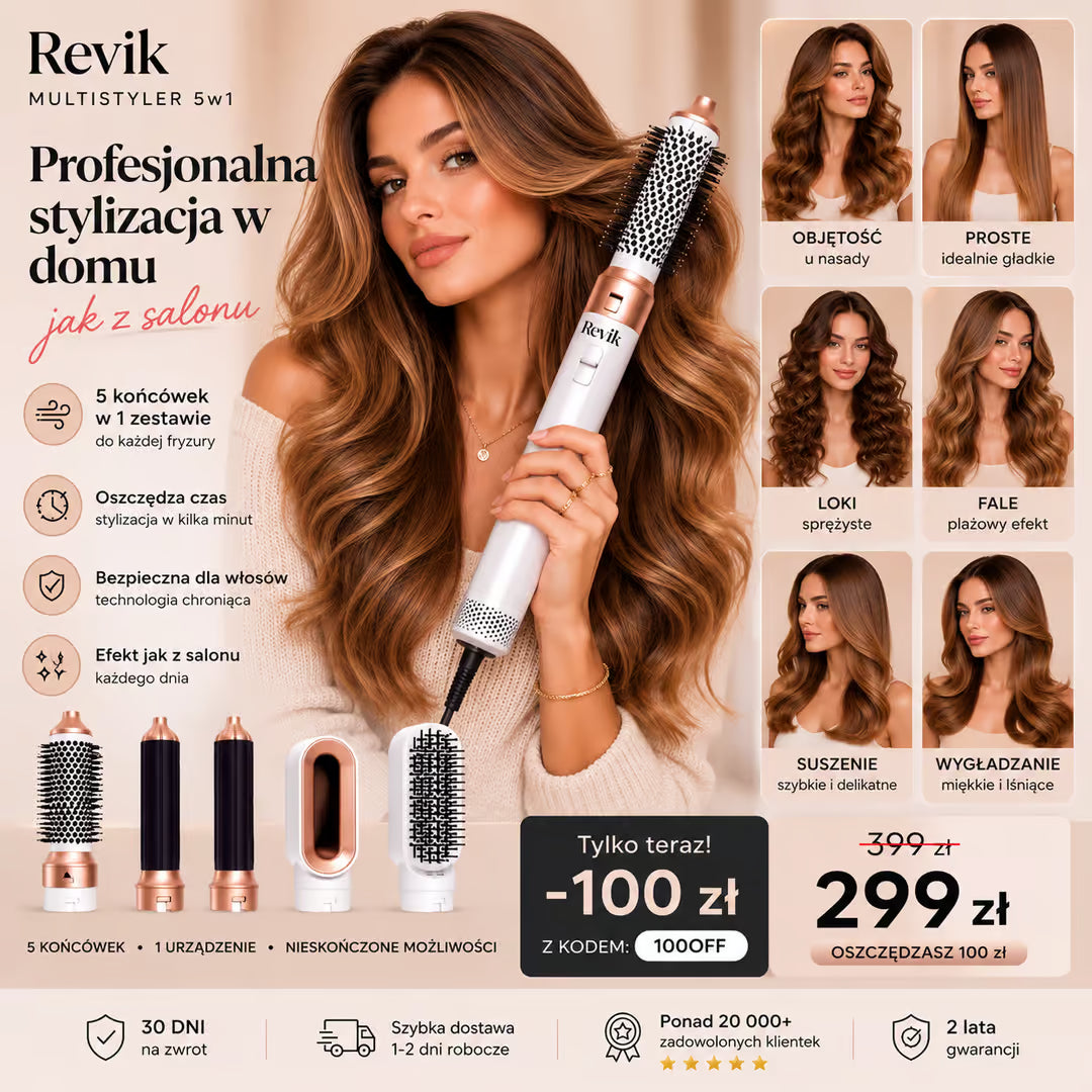 5 W 1 STYLIZATOR DO WŁOSÓW